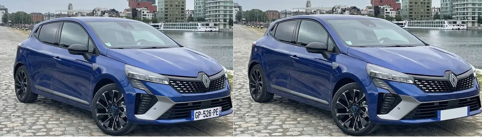 Masquage plaque immatriculation professionnel - Retouche invisible